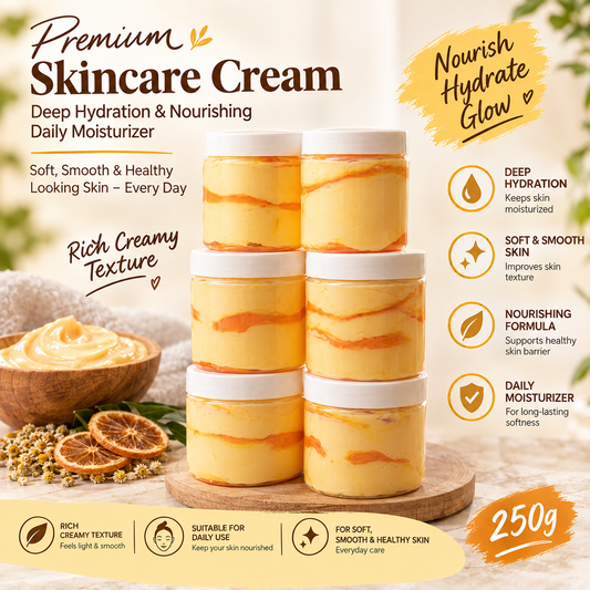 Premium Skincare Cream 250g – Deep Hydration & Nourishing Daily Moisturizer