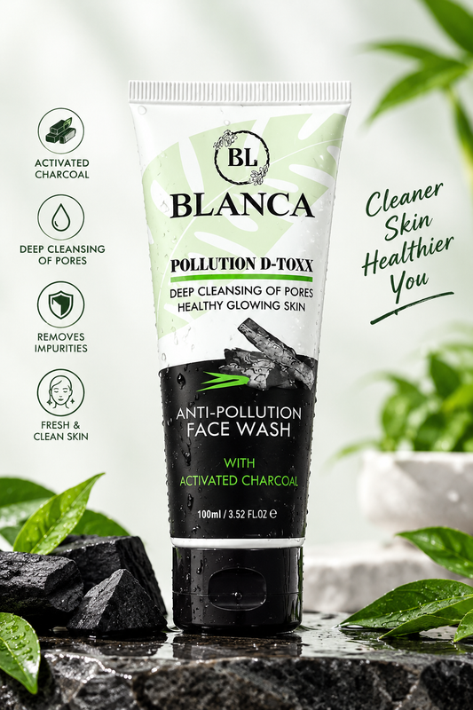 BLANCA Charcoal Face Wash 100ml | Pollution D-Toxx