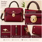 Maroon Leather Crossbody Bag