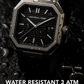 Universal Point UP 1988 Square Dial Leather Watch