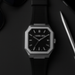 Universal Point UP 1988 Square Dial Leather Watch