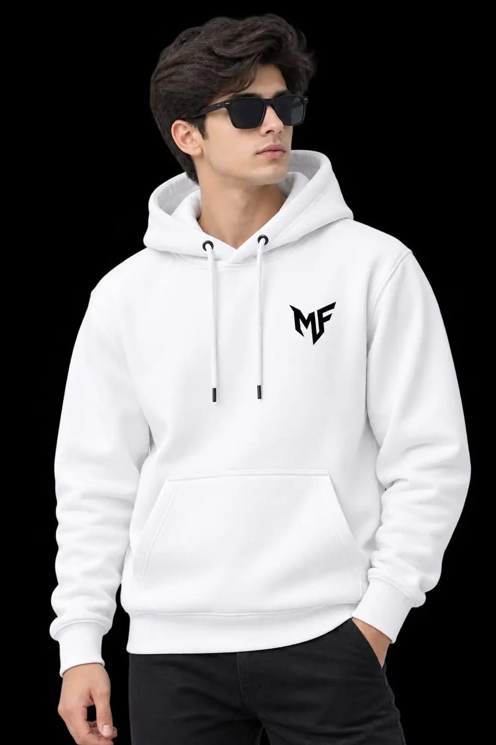 Men’s Printed Fleece Hoodie