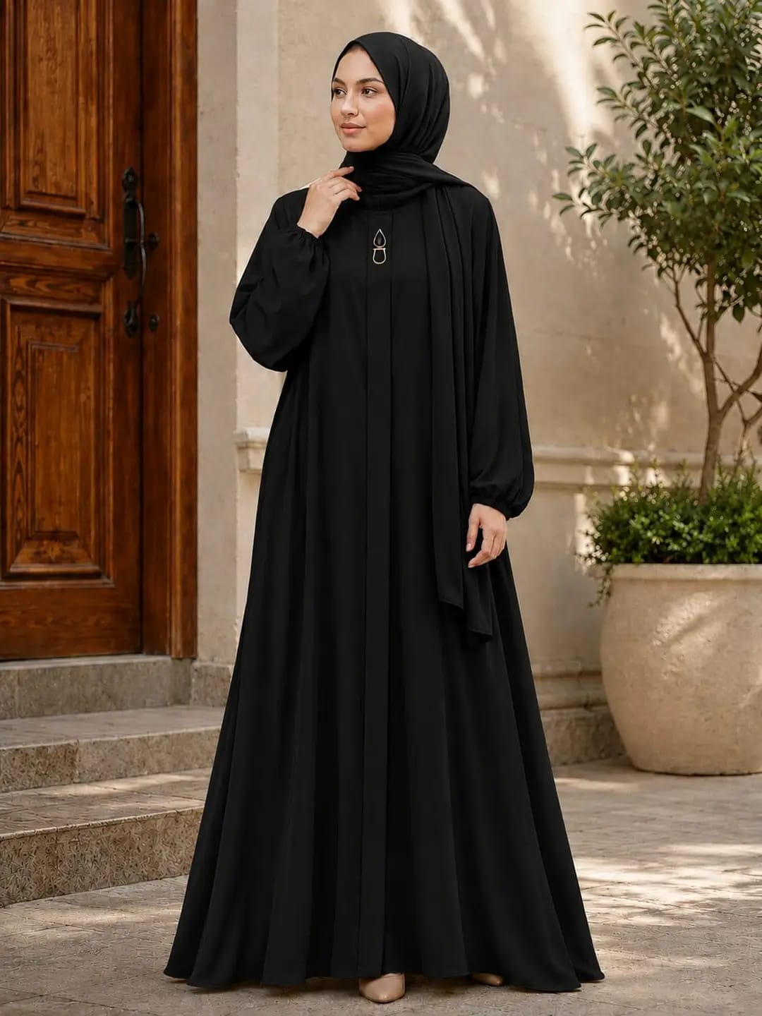 Nida Plain Classic Abaya