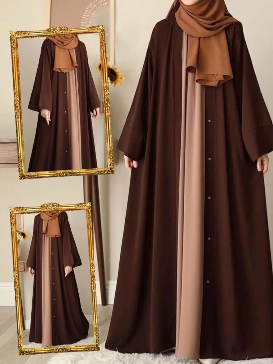 Women Georgette Full Abaya