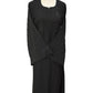 Nidha Black Embroidered Abaya