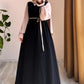 Collar Belted Abaya with Stroller