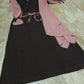 Collar Belted Abaya with Stroller