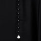 Black Pearl Tassel Maxi Abaya