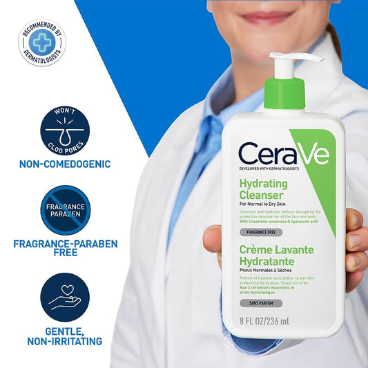 CeraVe Hydrating Cleanser – 236ml