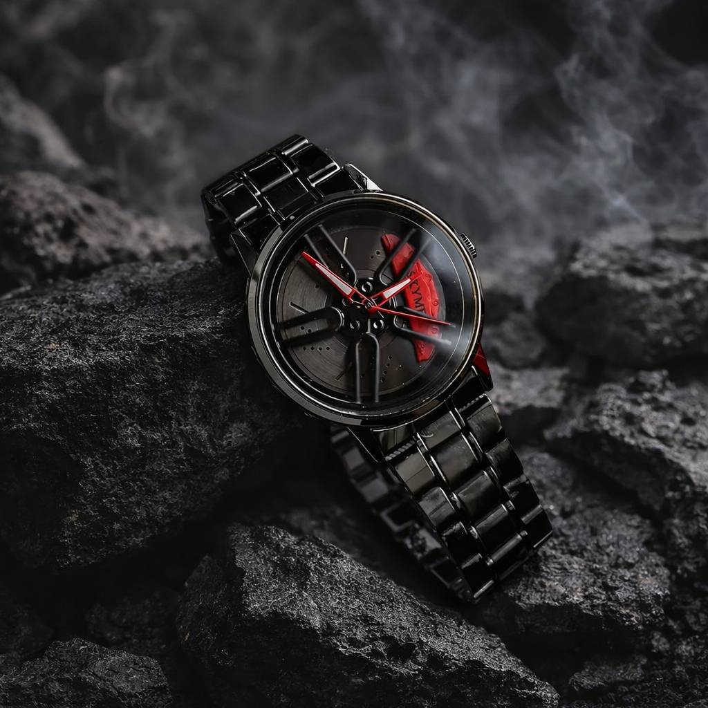 Men’s Spinning Dial Stylish Wrist Watch