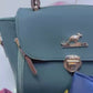 Maroon Leather Crossbody Bag